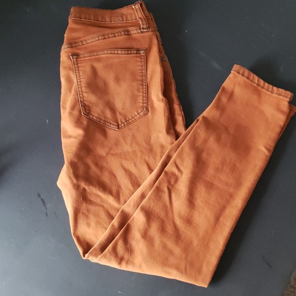 Free People rust jeans